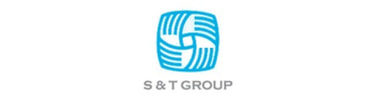 Official logo of S & T Group, representing the company's diversified business operations and corporate brand identity