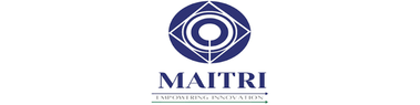 Official logo of Maitri – Empowering Innovation, reflecting the company's focus on technology, innovation, and business excellence.