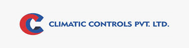 Climatic Controls Pvt Ltd logo with stylised red and blue C icon and corporate typography representing HVAC and climate control engineering company in clients grid