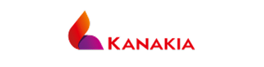 Kanakia logo with gradient triangular icon and bold typography representing real estate developer displayed in corporate associations section