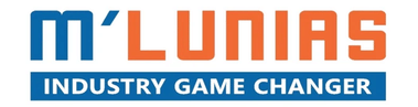 MLUBAS Industry Game Changer logo with blue and orange typography and tagline representing industrial lubricants and engineering solutions brand in client logos grid