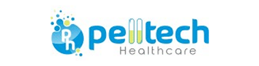 Pelletech Healthcare logo featuring blue typography and medical icon elements representing healthcare technology company displayed in partners grid
