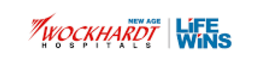Wockhardt logo with red italic typography and Life Wins tagline representing pharmaceutical and healthcare company displayed in partners section