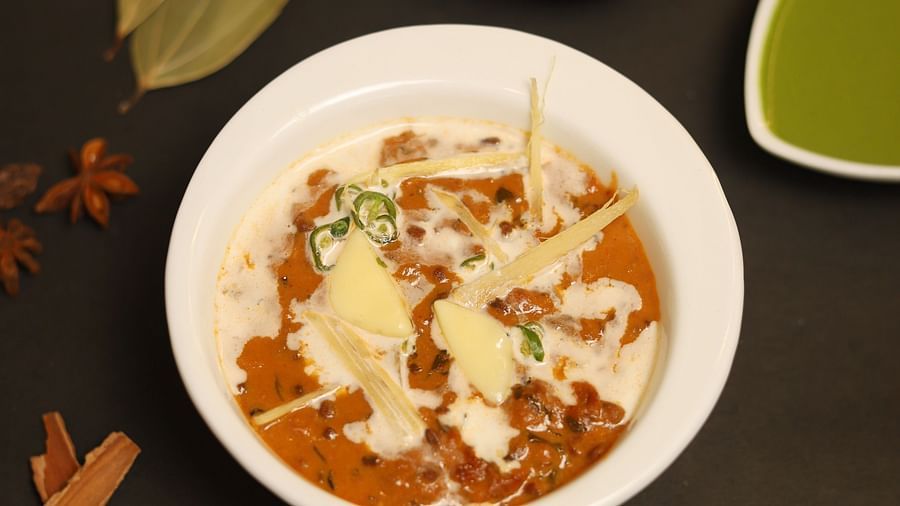 An image of dal makhani served at a restaurant in Five Elements Hotels North Avenue, Delhi