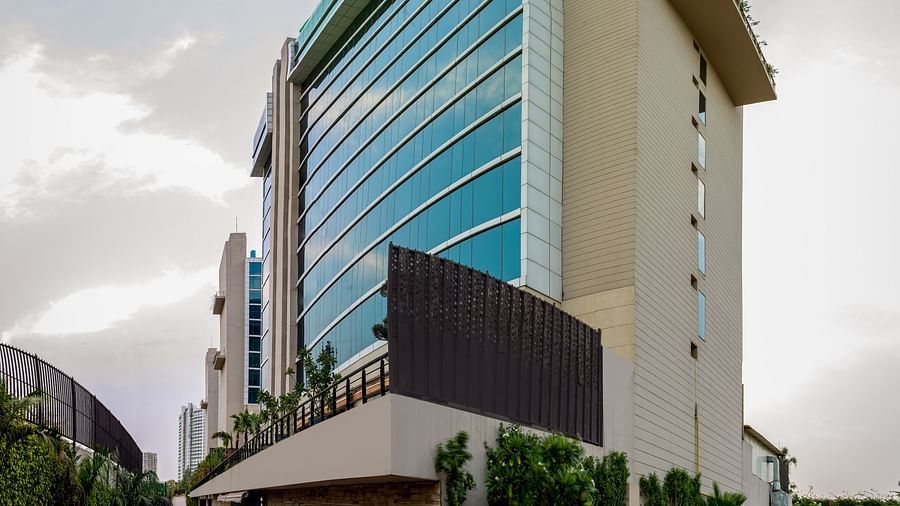 Facade Pano of Golden Suites, Gurgaon