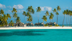 blue waters by the beach