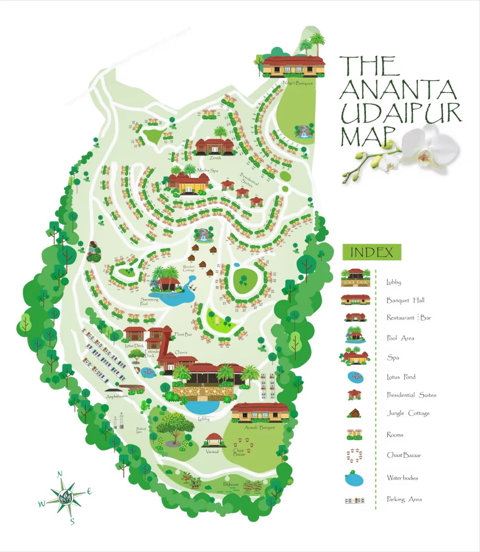Ananta Resort Map FINAL