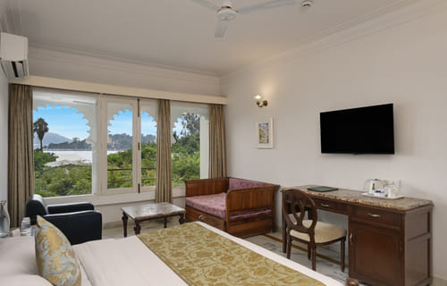 Deluxe Lake Facing Rooms at Ram Pratap Palace