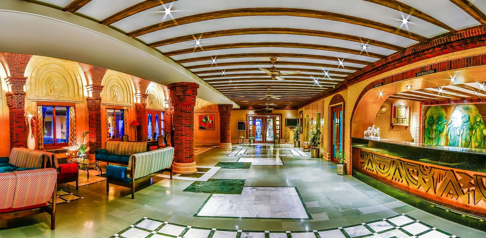 Panoramic shot of hollywood, our multi-cuisine restaurant at Tara, Comfort Hotel in Hyderabad - Ramoji Film City.
