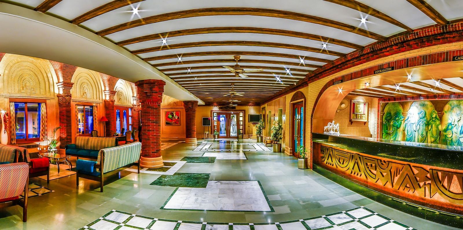 Panoramic shot of hollywood, our multi-cuisine restaurant at Tara, Comfort Hotel in Hyderabad - Ramoji Film City.