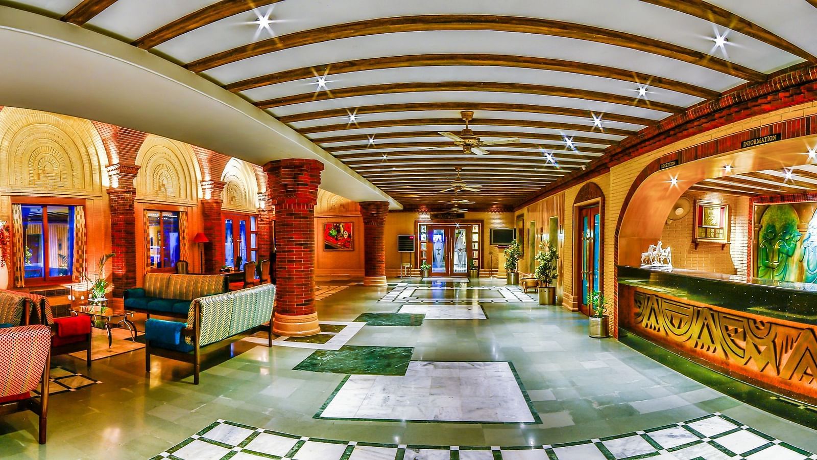 Panoramic shot of hollywood, our multi-cuisine restaurant at Tara, Comfort Hotel in Hyderabad - Ramoji Film City.