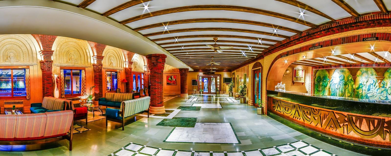 Panoramic shot of hollywood, our multi-cuisine restaurant at Tara, Comfort Hotel in Hyderabad - Ramoji Film City.