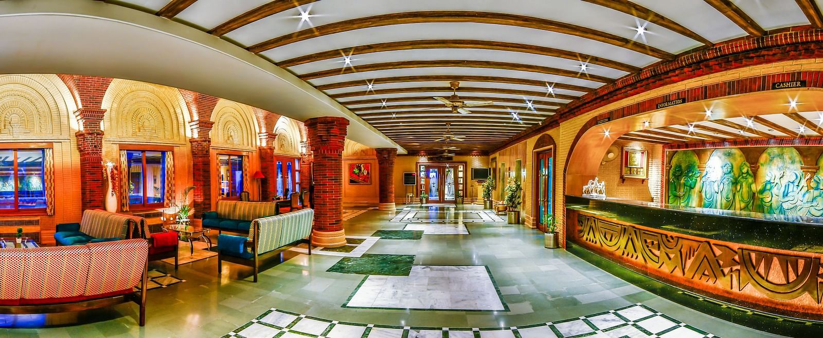 Panoramic shot of hollywood, our multi-cuisine restaurant at Tara, Comfort Hotel in Hyderabad - Ramoji Film City.