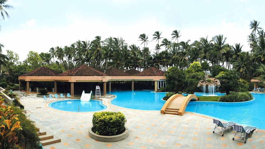 An image of the view of our pool from Lagoon The Pool Cafe at The Retreat Hotel and Convention Centre