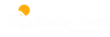 Bindiga Peak Resort  Chikamagalur BPR - New Logo - White- Horizontal Left Logo Orientation