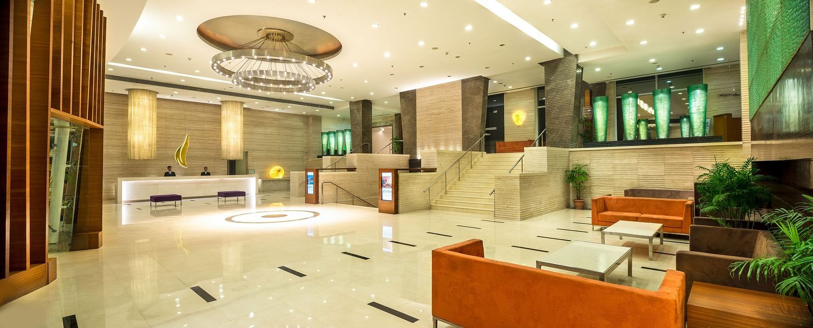 Recepion area of Nirvana Luxury Hotel, Ludhiana