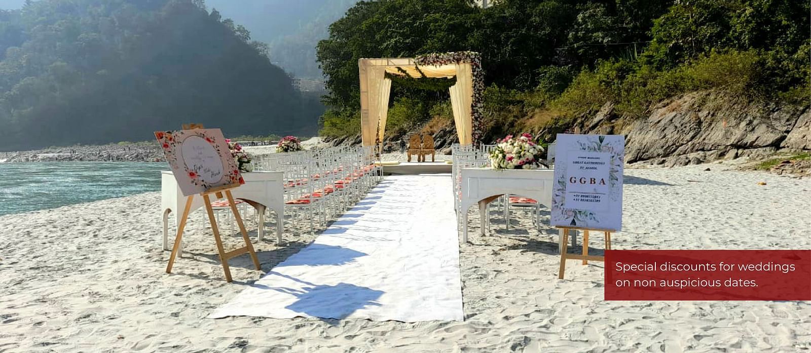 wedding by the ganges