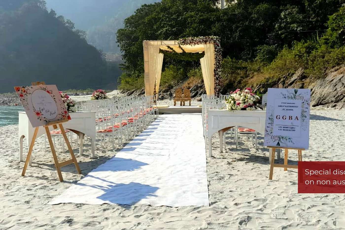 wedding by the ganges