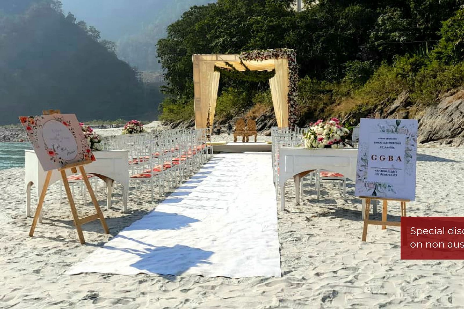 wedding by the ganges