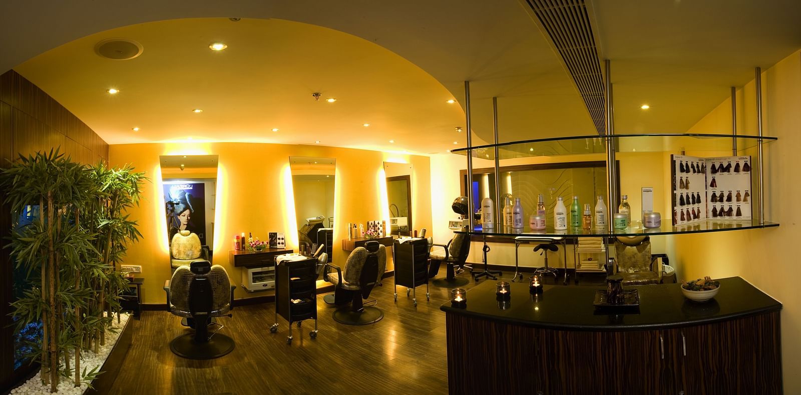 View of salon at Grand Chennai By GRT Hotels.