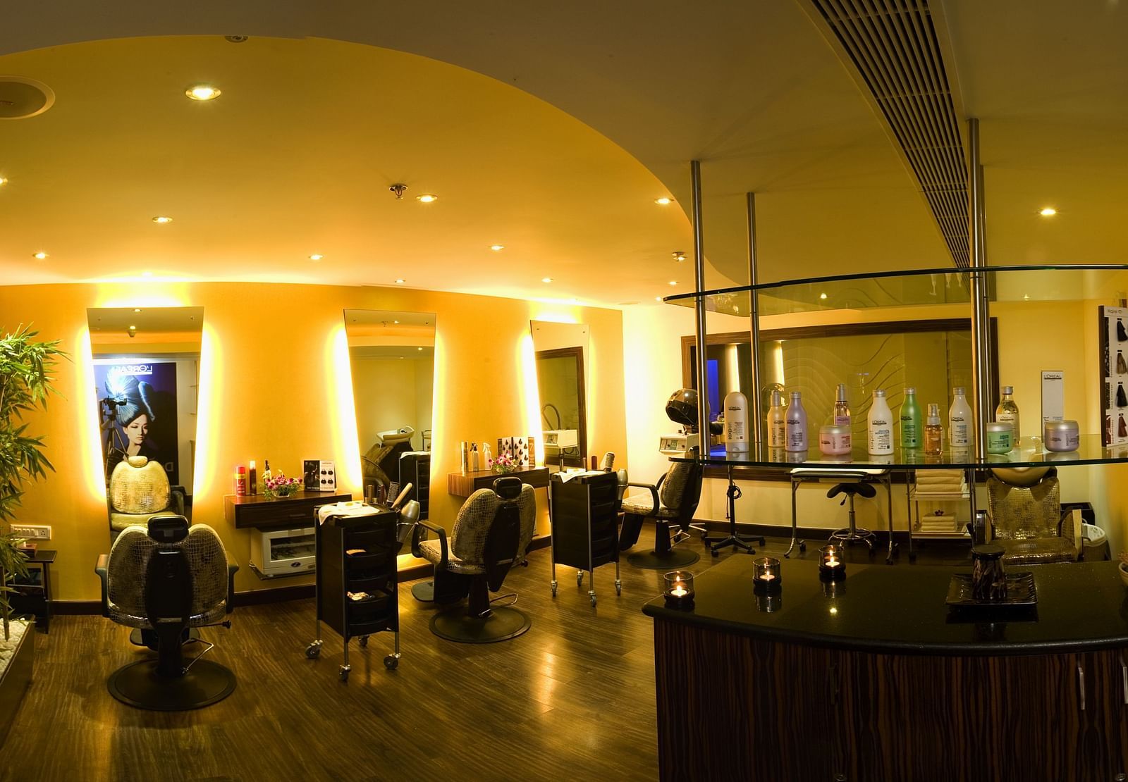 View of salon at Grand Chennai By GRT Hotels.