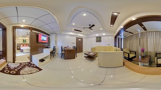 Suite Living Area at The Renai Cochin