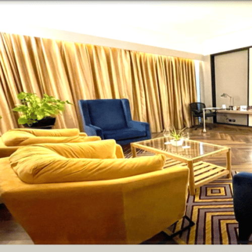 living room in Executive Suite 6