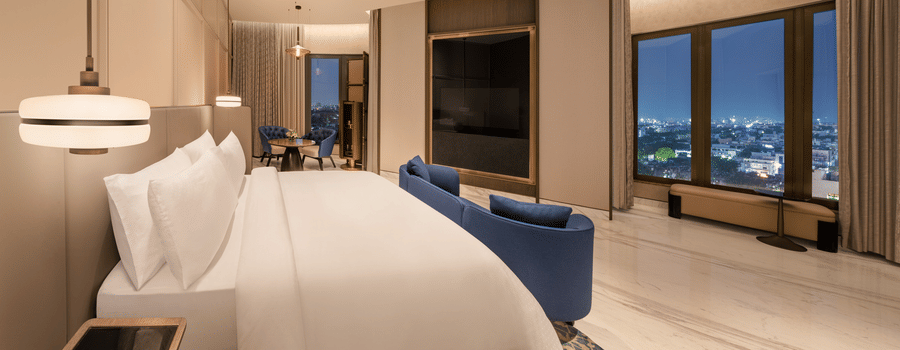 Presidential suite 1900 - Bedroom - Twilight - The Residency Towers Chennai