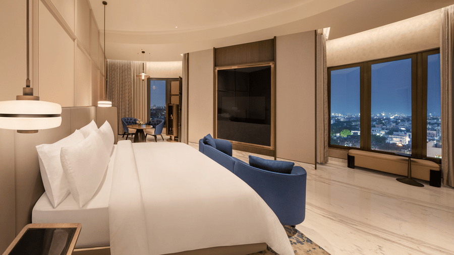 Presidential suite 1900 - Bedroom - Twilight - The Residency Towers Chennai
