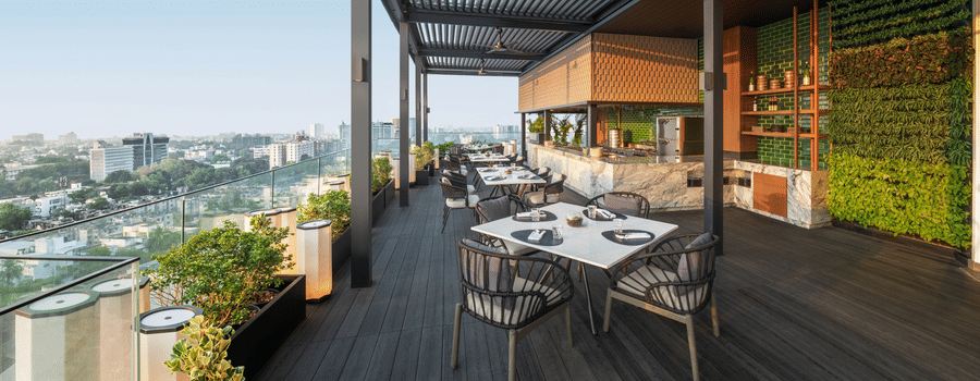 Sky - Ocen side - Day - The Residency Towers Chennai