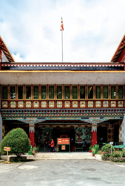 Namgyal Institute of Tibetology Front Panorama