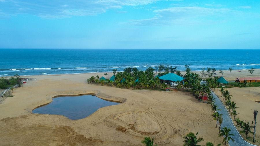 Aerial view of Chariot Beach Resort 1