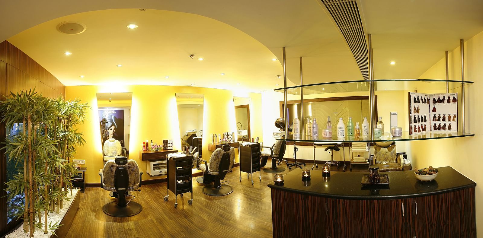 View of salon at Grand Chennai By GRT Hotels.