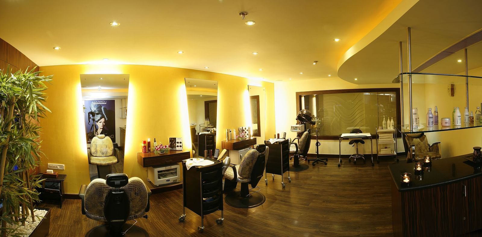 View of salon at Grand Chennai By GRT Hotels.