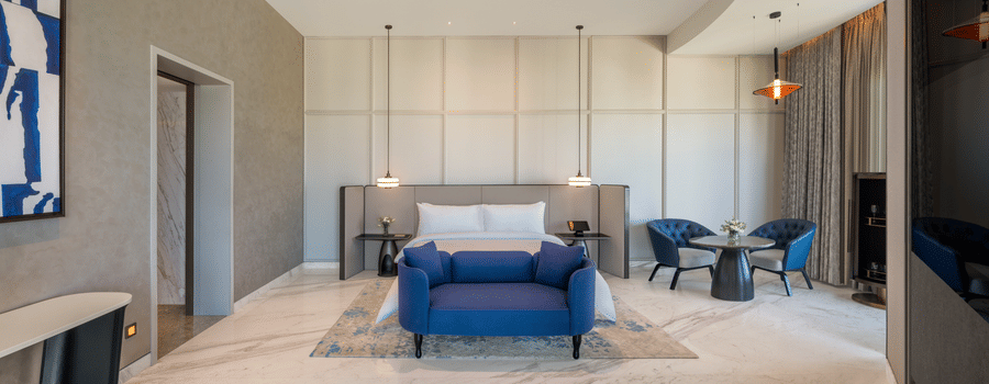 Presidential suite 1900 - Bedroom - day - The Residency Towers Chennai