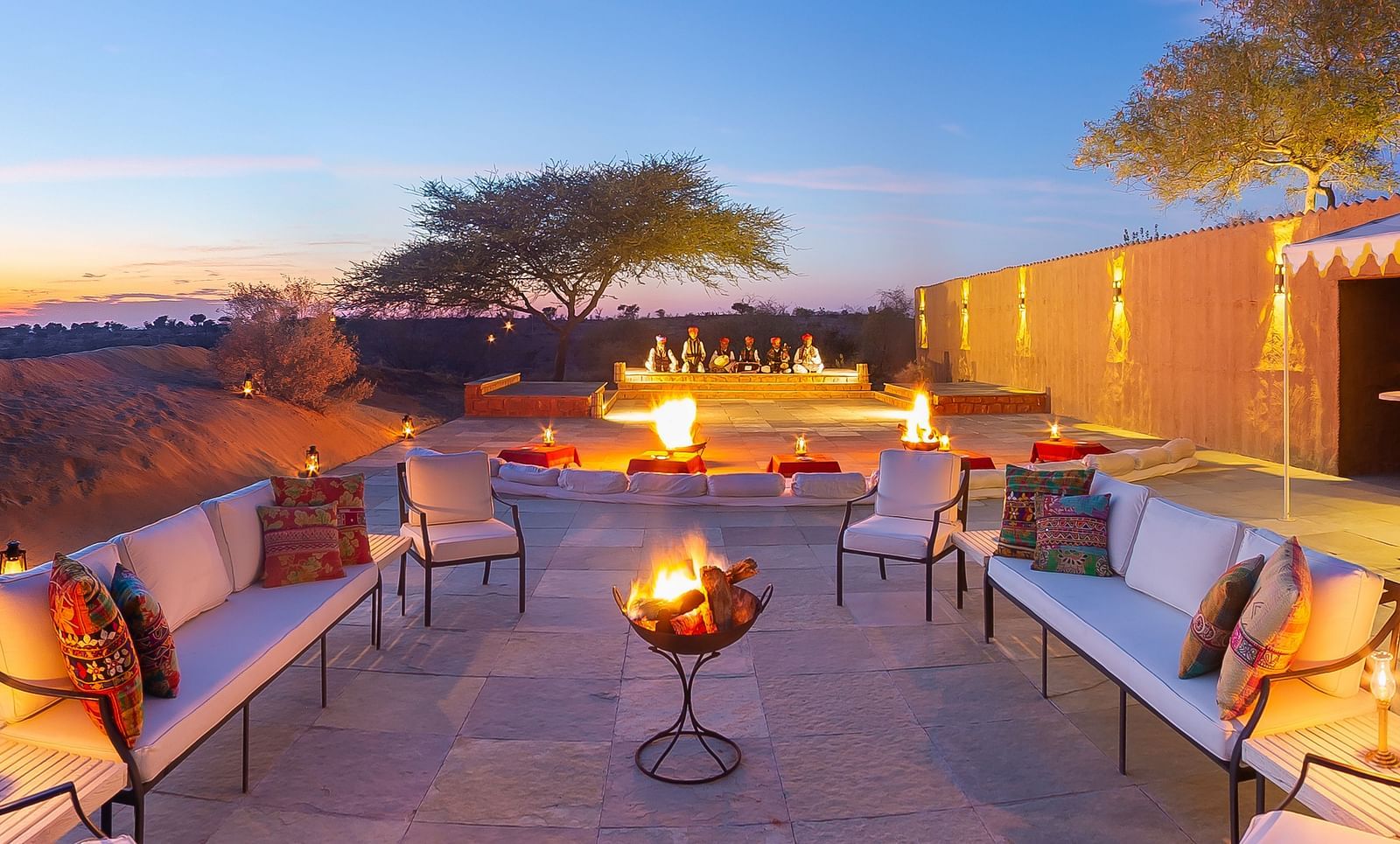 Outdoor dining arrangement at Manvar Resort and Desert Camp - 6