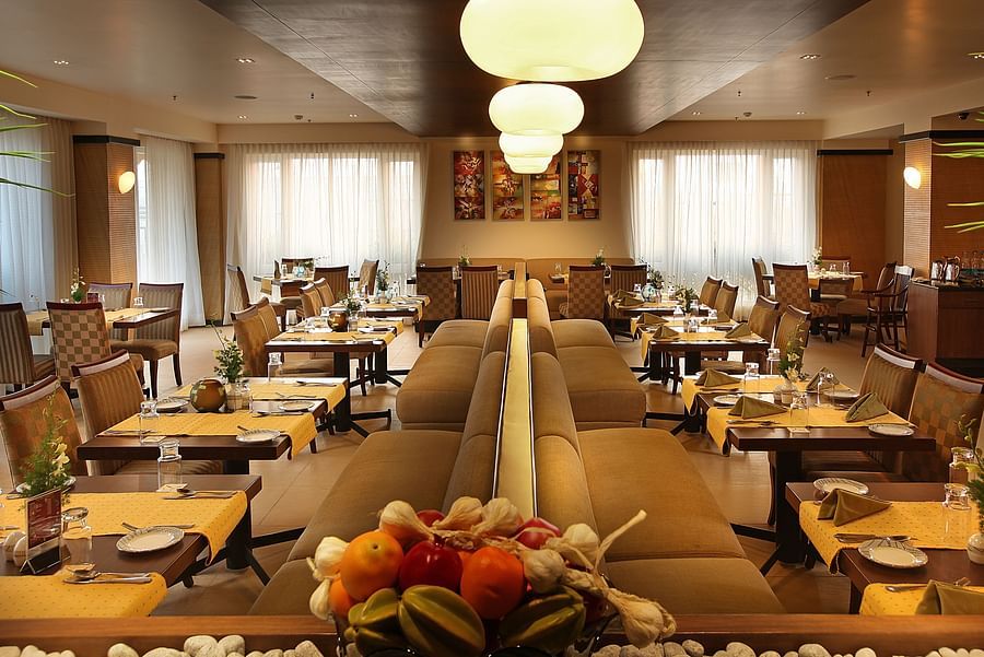 interior of bengaluru restaurant at la classic, hosur road