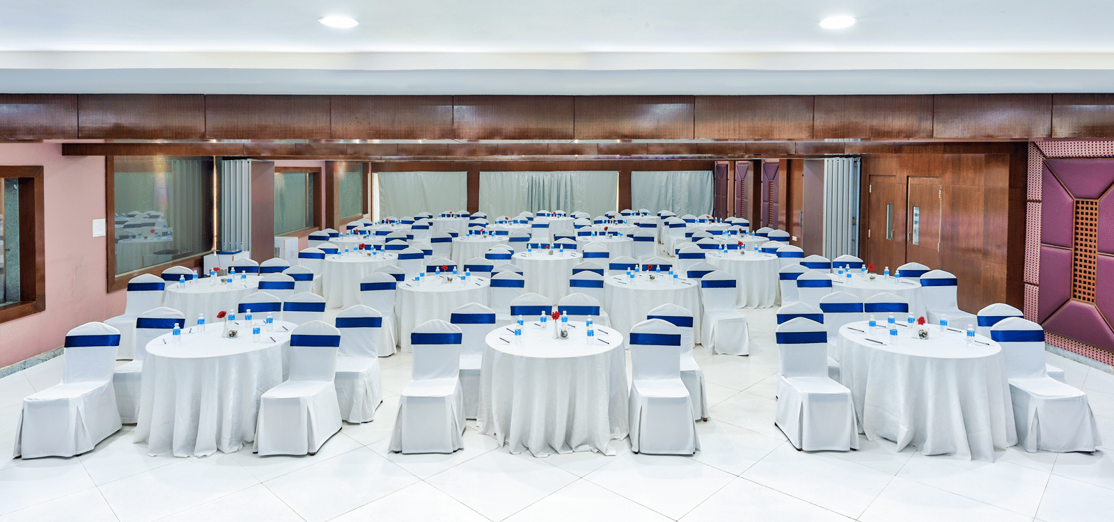 Wedding banquet setup