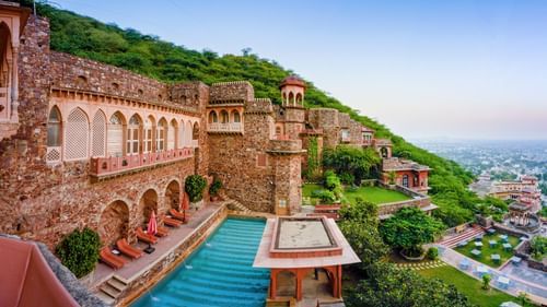 View of Neemrana's Hill Fort-Kesroli - 14th Century, Alwar