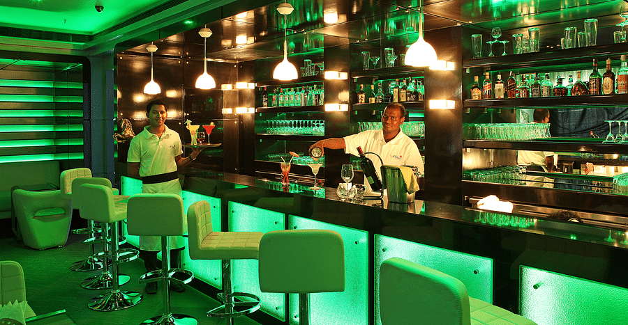 bar at our hotel on hosur road