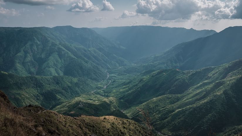 aerial view of a mountain 20