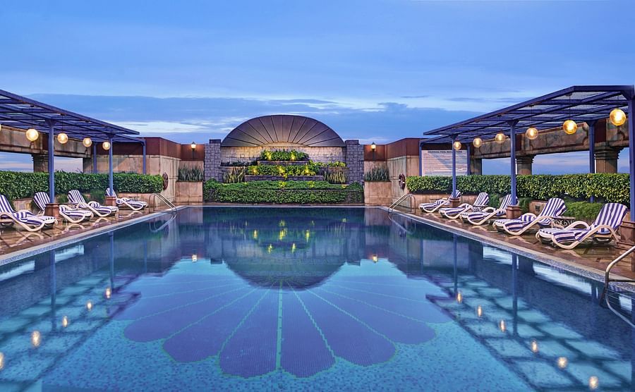 Swimming Pool at The Bristol Hotel, Gurgaon, 5-star hotel in Gurgaon