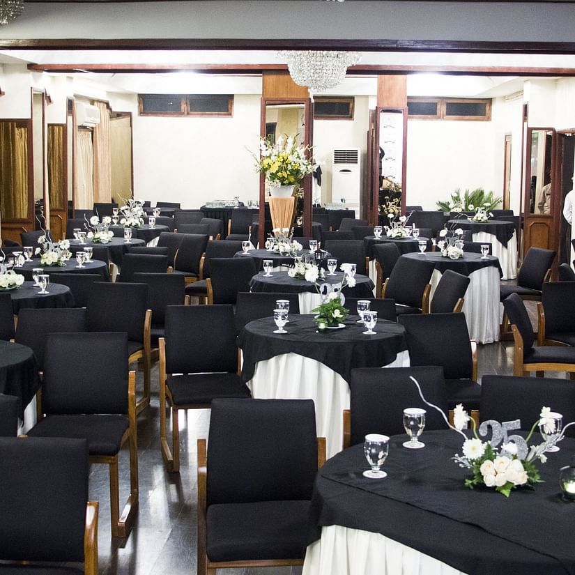 a seating area at a banquet hall 5 - Hotel Polo Towers, Shillong