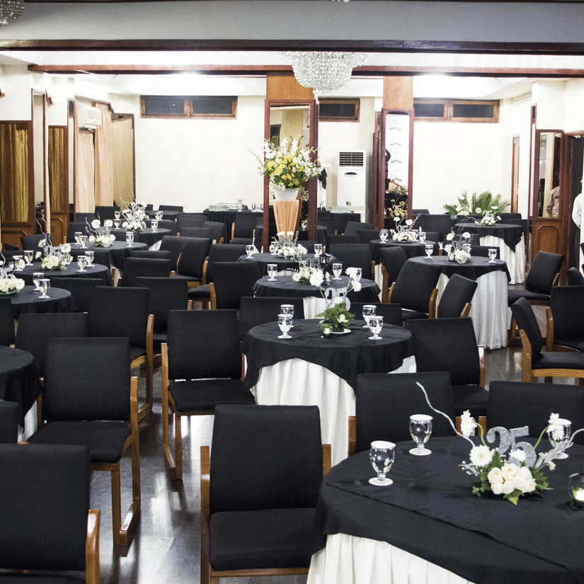 a seating area at a banquet hall 5 - Polo Towers, Shillong