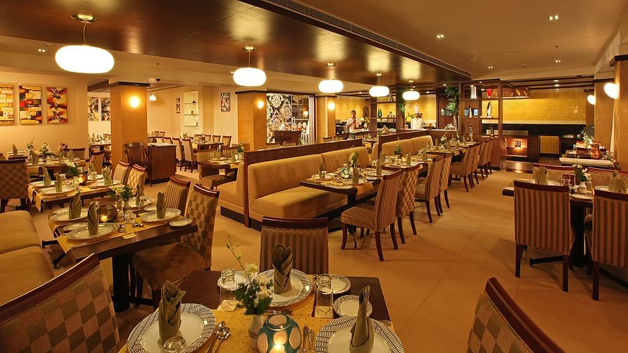 interior of bengaluru restaurant at la classic, hosur road