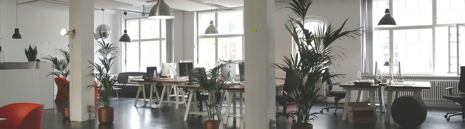 interior of a business centre