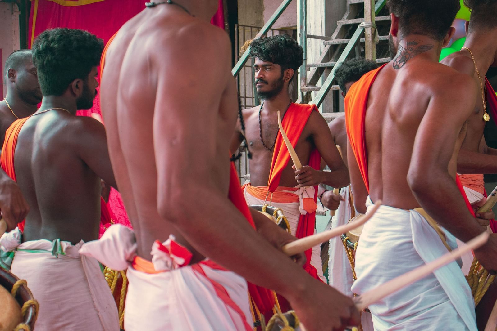 an image of People celebrating in a procession