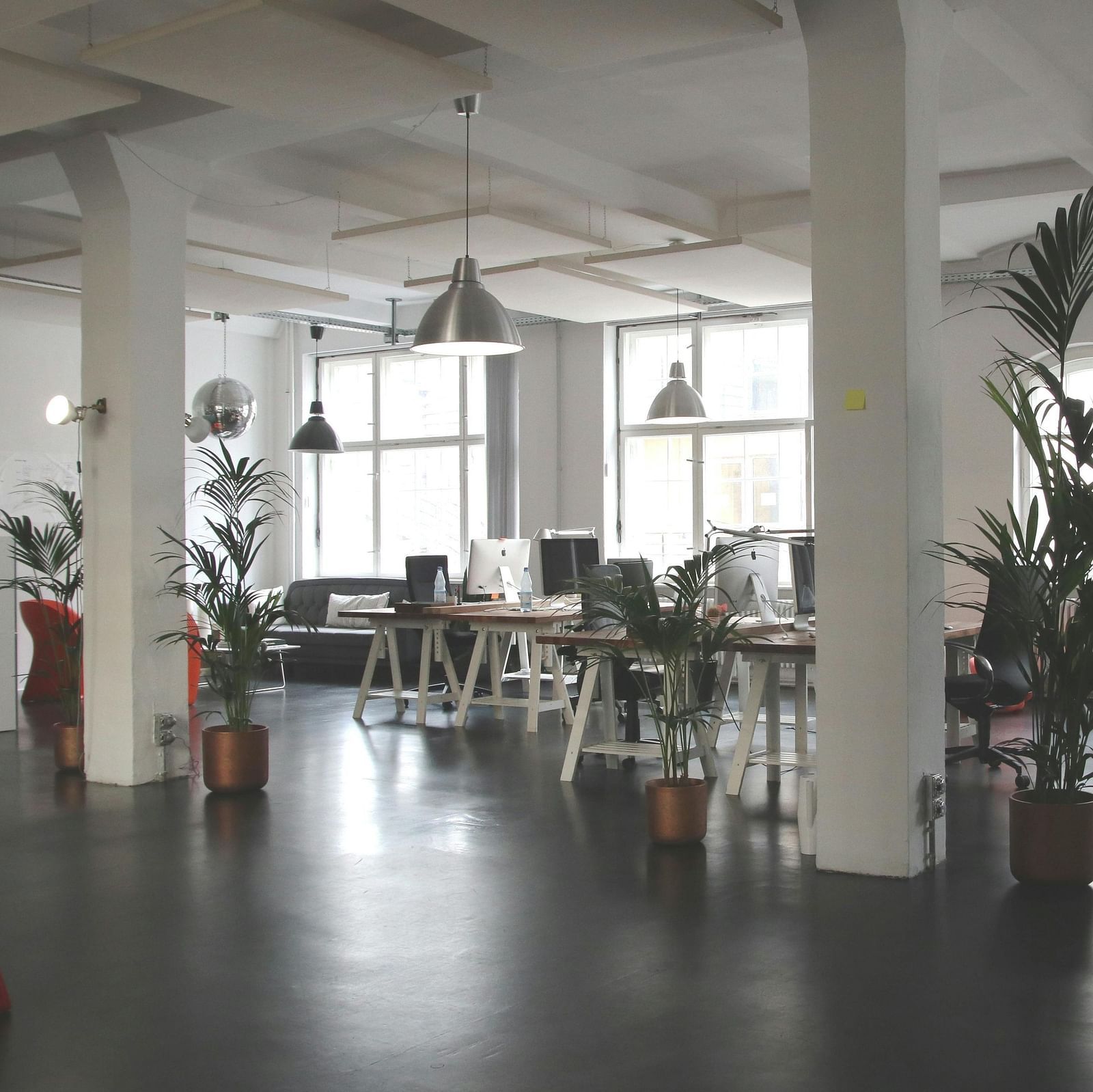 interior of a business centre