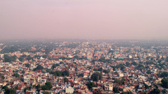 Aerial view of gwalior city