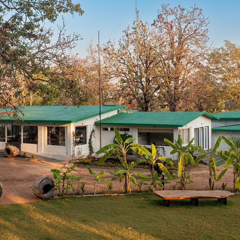 Exterior of The Riverwood Forest Retreat, Kanha
